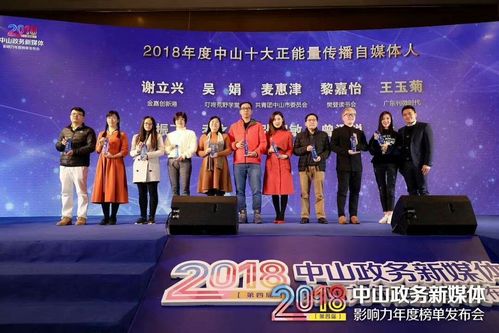 中山民进会员王玉菊(左五)荣获2018年度中山十大正能量传播自媒体人奖。.jpg